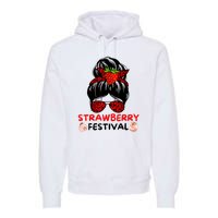 Strawberry Festival Fruit Lover Mom Girl Cute Gifts Premium Hoodie