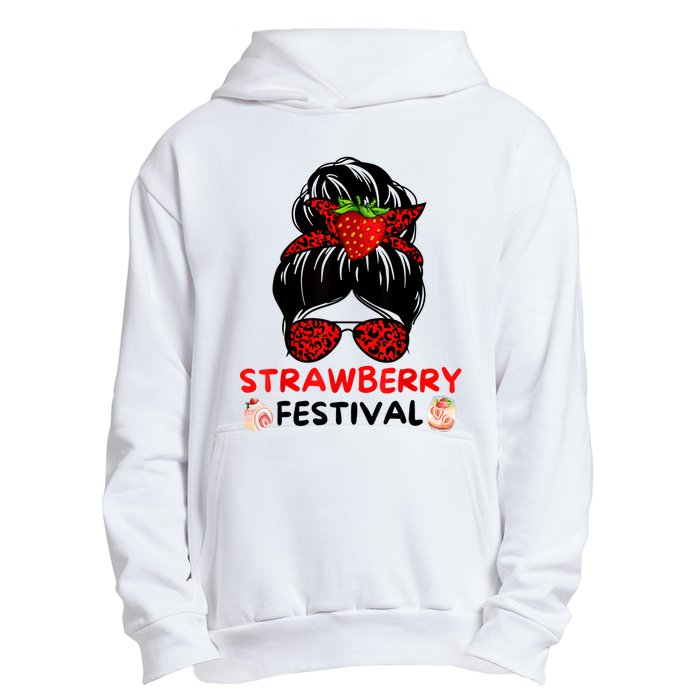 Strawberry Festival Fruit Lover Mom Girl Cute Gifts Urban Pullover Hoodie