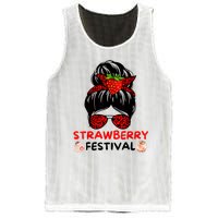 Strawberry Festival Fruit Lover Mom Girl Cute Gifts Mesh Reversible Basketball Jersey Tank