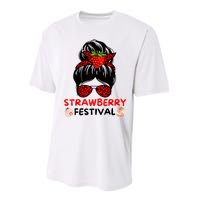 Strawberry Festival Fruit Lover Mom Girl Cute Gifts Performance Sprint T-Shirt