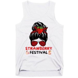 Strawberry Festival Fruit Lover Mom Girl Cute Gifts Tank Top