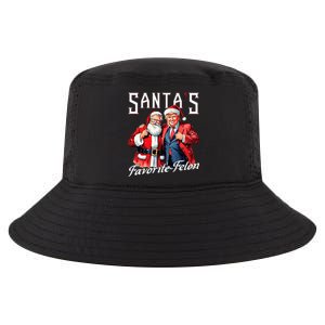 SantaS Favorite Felon Santa Claus Trump Christmas Pajamas Cool Comfort Performance Bucket Hat