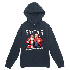 SantaS Favorite Felon Santa Claus Trump Christmas Pajamas Urban Pullover Hoodie