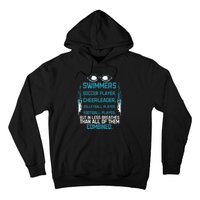 Swimming Facts Funny Water Sports for Swimmer Team Coach Hoodie