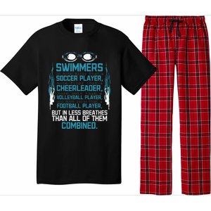 Swimming Facts Funny Water Sports for Swimmer Team Coach Pajama Set