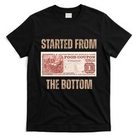 Started From Food Stamp Amounts In Each State The Bottom T-Shirt