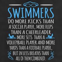 Swimmers Facts Funny Swimming Coach 7 Panel Mesh Trucker Snapback Hat