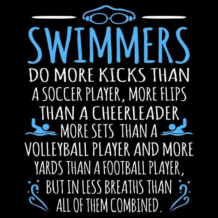 Swimmers Facts Funny Swimming Coach Drawstring Bag