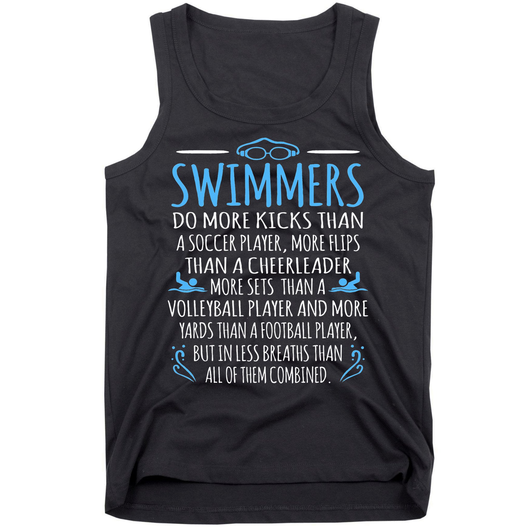Swimmers Facts Funny Swimming Coach Tank Top