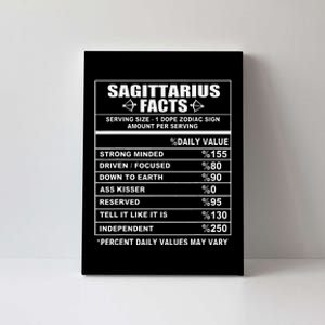 Sagittarius Facts Funny Sagittarius Canvas