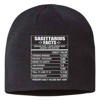 Sagittarius Facts Funny Sagittarius Sustainable Beanie