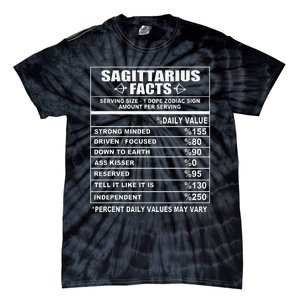 Sagittarius Facts Funny Sagittarius Tie-Dye T-Shirt