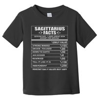 Sagittarius Facts Funny Sagittarius Toddler T-Shirt