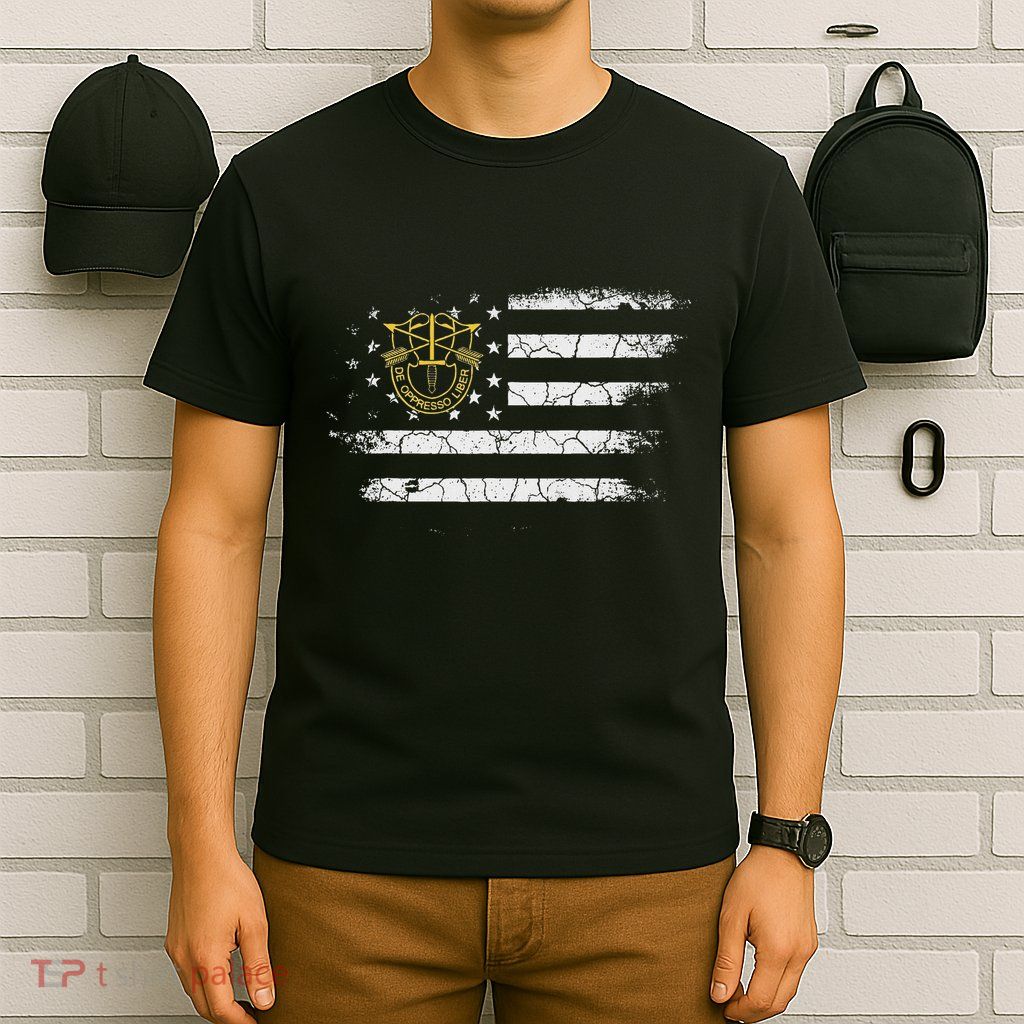 Special Forces Flag De Oppresso Liber Gift T-Shirt