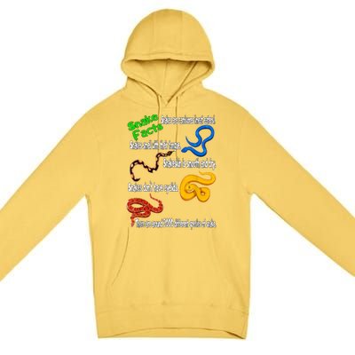 Snake Facts & Funny Boy Girl Toddlers Snake Lover Premium Pullover Hoodie