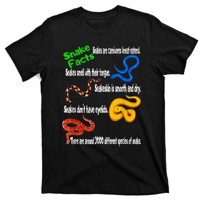 Snake Facts & Funny Boy Girl Toddlers Snake Lover T-Shirt