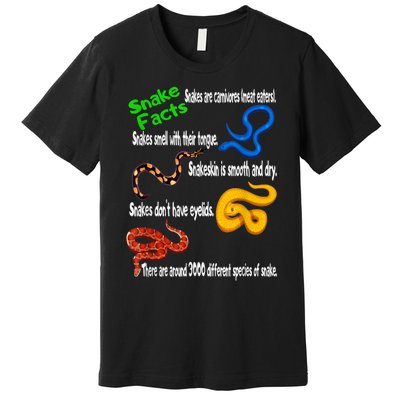 Snake Facts & Funny Boy Girl Toddlers Snake Lover Premium T-Shirt