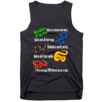 Snake Facts & Funny Boy Girl Toddlers Snake Lover Tank Top