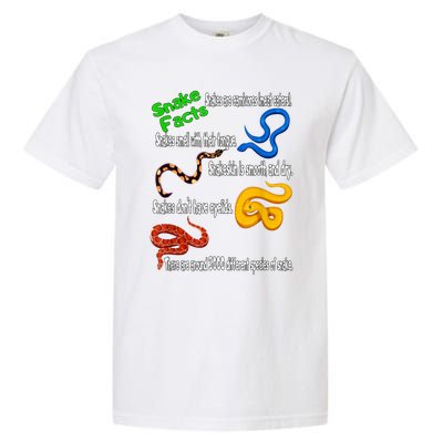 Snake Facts & Funny Boy Girl Toddlers Snake Lover Garment-Dyed Heavyweight T-Shirt