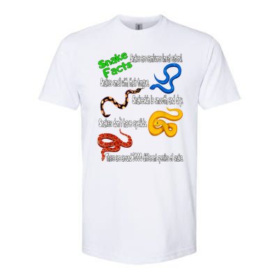 Snake Facts & Funny Boy Girl Toddlers Snake Lover Softstyle CVC T-Shirt