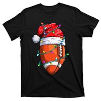 Santa Football Festive Christmas Sports Gear T-Shirt