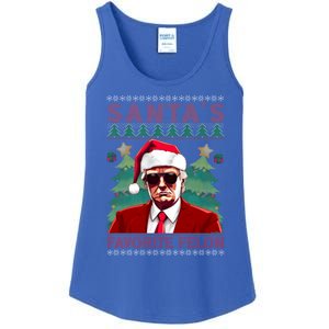 SantaS Favorite Felon President Trump Ugly Xmas Cool Gift Ladies Essential Tank