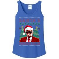 SantaS Favorite Felon President Trump Ugly Xmas Cool Gift Ladies Essential Tank