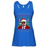 SantaS Favorite Felon President Trump Ugly Xmas Cool Gift Ladies Essential Flowy Tank