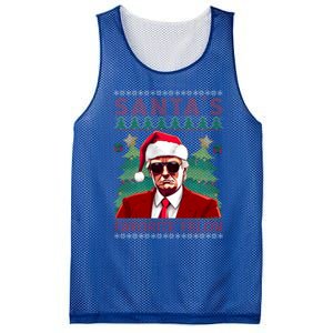 SantaS Favorite Felon President Trump Ugly Xmas Cool Gift Mesh Reversible Basketball Jersey Tank