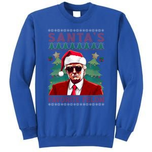 SantaS Favorite Felon President Trump Ugly Xmas Cool Gift Tall Sweatshirt