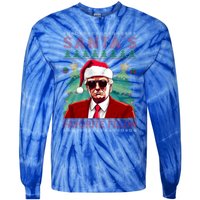 SantaS Favorite Felon President Trump Ugly Xmas Cool Gift Tie-Dye Long Sleeve Shirt