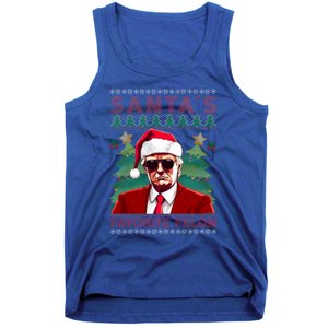 SantaS Favorite Felon President Trump Ugly Xmas Cool Gift Tank Top