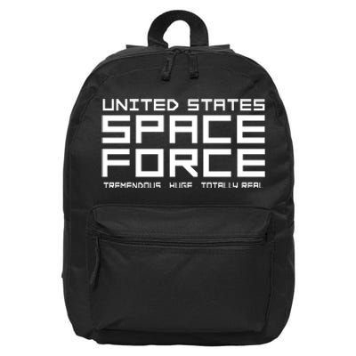 Space Force Funny Trump 16 in Basic Backpack