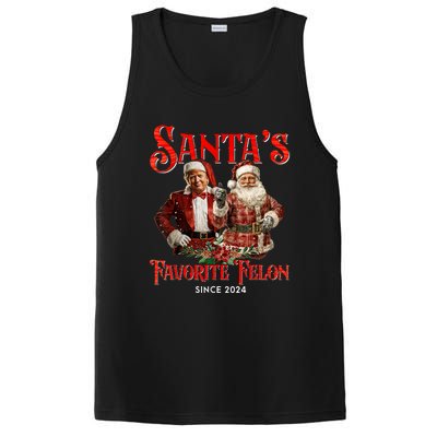 SantaS Favorite Felon Since 2024 Christmas Xmas Funny Trump PosiCharge Competitor Tank