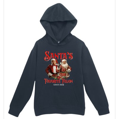 SantaS Favorite Felon Since 2024 Christmas Xmas Funny Trump Urban Pullover Hoodie