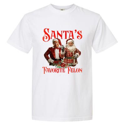 SantaS Favorite Felon Since 2024 Christmas Xmas Funny Trump Garment-Dyed Heavyweight T-Shirt