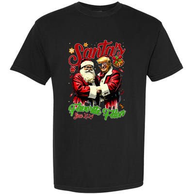 SantaS Favorite Felon Since 2024 Christmas Xmas Garment-Dyed Heavyweight T-Shirt