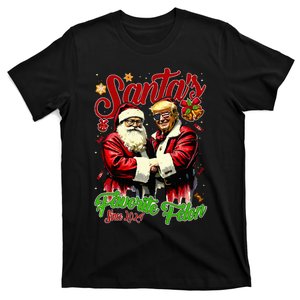 SantaS Favorite Felon Since 2024 Christmas Xmas T-Shirt