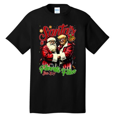 SantaS Favorite Felon Since 2024 Christmas Xmas Tall T-Shirt