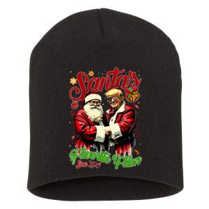 SantaS Favorite Felon Since 2024 Christmas Xmas Short Acrylic Beanie