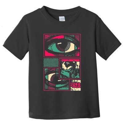 Soulisfree Facial Fragments Eye Surreal Psychedelic Art Toddler T-Shirt