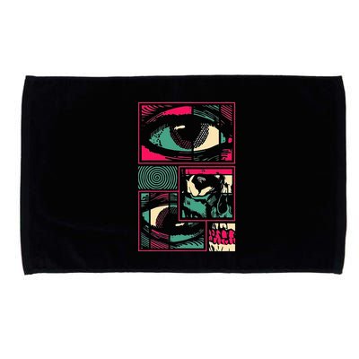 Soulisfree Facial Fragments Eye Surreal Psychedelic Art Microfiber Hand Towel