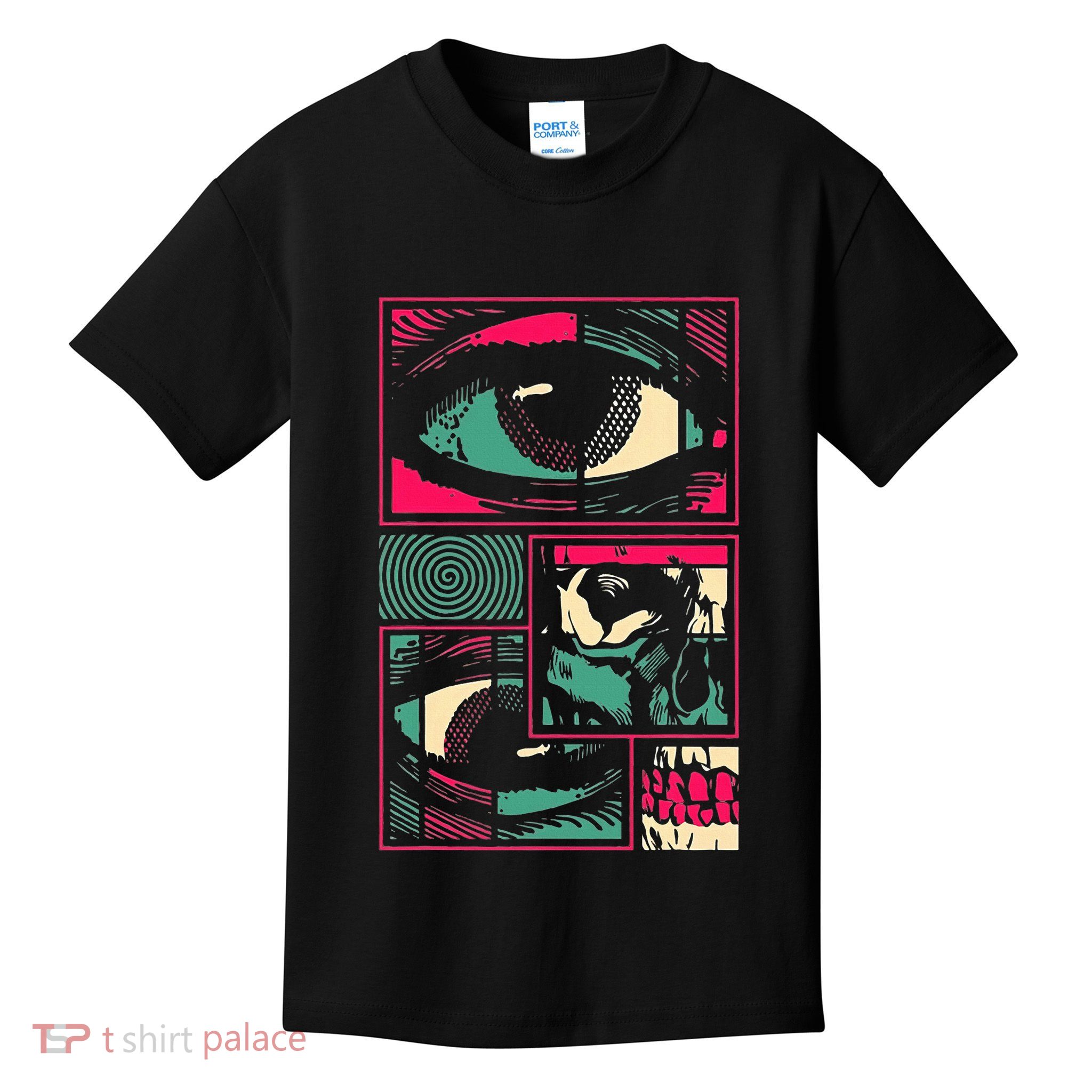Soulisfree Facial Fragments Eye Surreal Psychedelic Art Kids T-Shirt