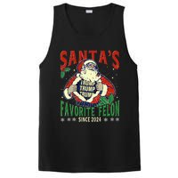 SantaS Favorite Felon Since 2024 Christmas Xmas Funny Trump PosiCharge Competitor Tank