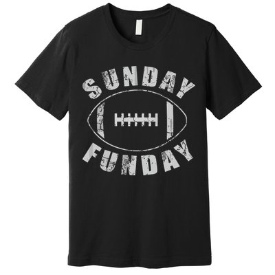 Sunday Funday Football Sports Premium T-Shirt