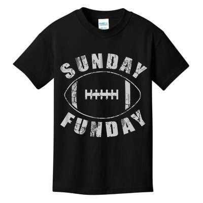 Sunday Funday Football Sports Kids T-Shirt