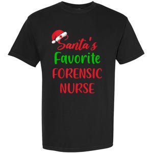 Santas Favorite Forensic Nurse Funny Christmas Garment-Dyed Heavyweight T-Shirt