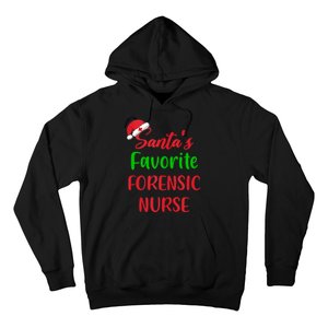 Santas Favorite Forensic Nurse Funny Christmas Hoodie