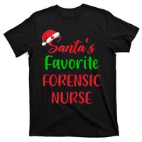 Santas Favorite Forensic Nurse Funny Christmas T-Shirt