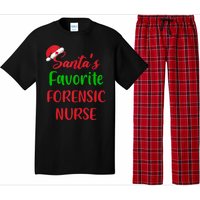 Santas Favorite Forensic Nurse Funny Christmas Pajama Set